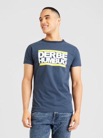 Derbe T-shirt 'Humbug' i blå: framsida