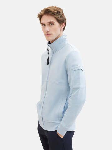 TOM TAILOR Sweat jacket in Blue