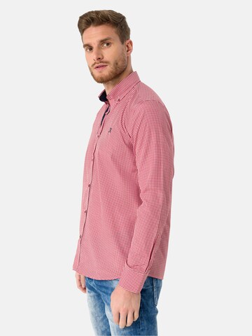 Jacey Quinn Regular Fit Hemd in Rot