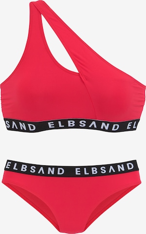 Elbsand Bikini - piros: elől