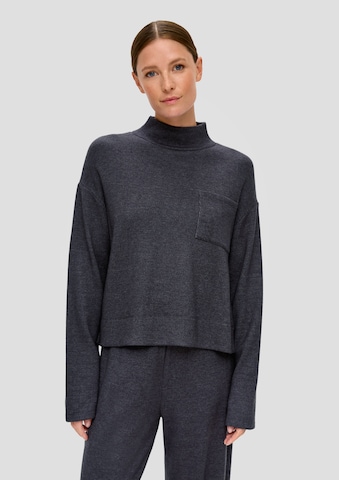 s.Oliver Sweatshirt in Grau: predná strana