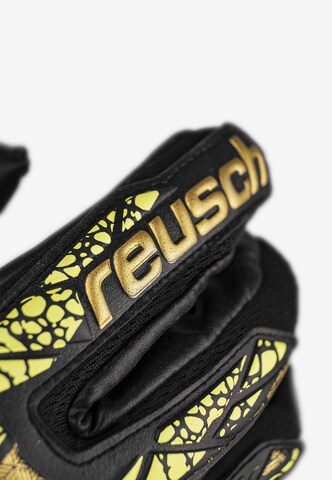 REUSCH Sporthandschoenen 'Attrakt Duo Finger Support' in Geel