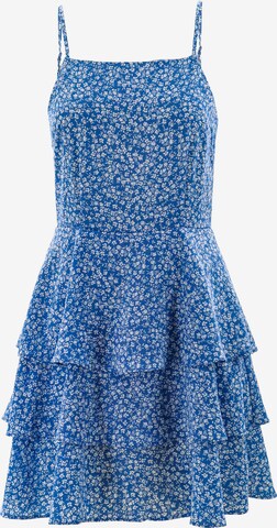 AIKI KEYLOOK Zomerjurk 'Layette' in Blauw: voorkant