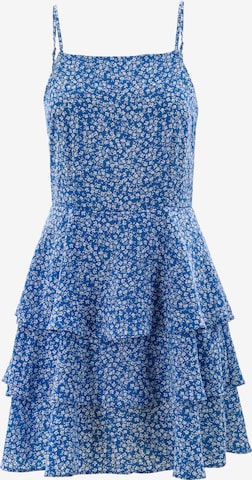 AIKI KEYLOOK Summer dress 'Layette' in Blue: front