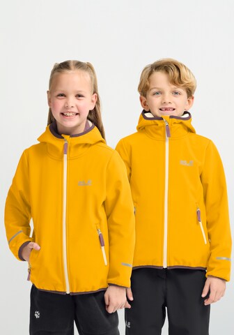 JACK WOLFSKIN Outdoor jacket in Yellow: front