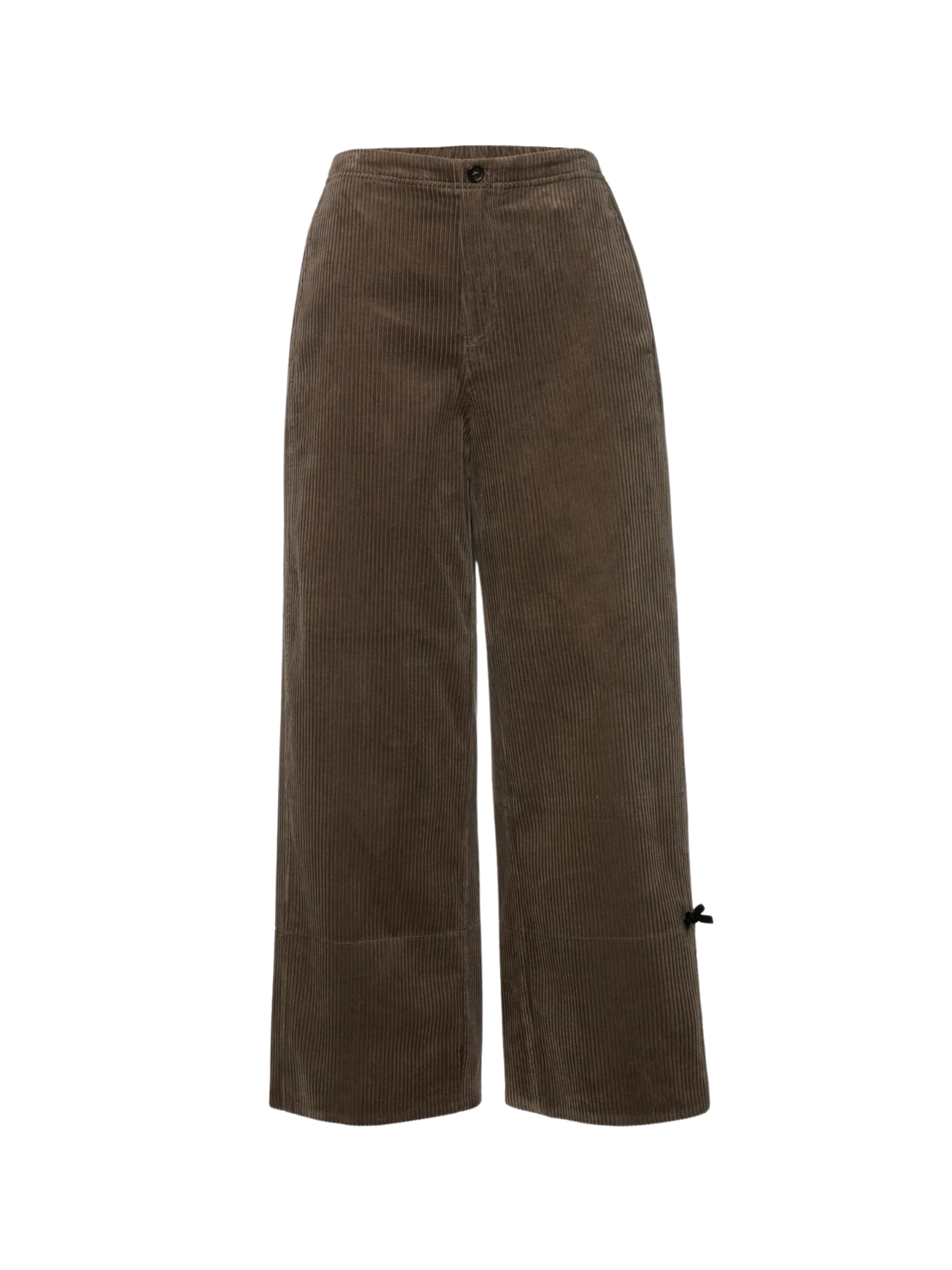 Odd Molly Wide Leg Hose 'Nehl' in Braun: Vorderseite