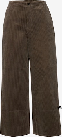 Odd Molly Wide Leg Housut 'Nehl' värissä ruskea: etupuoli