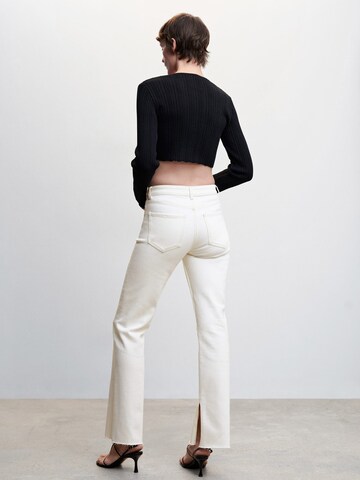 MANGO Slimfit Jeans 'Elle' i beige