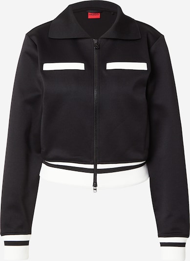 HUGO Collegetakki 'Daffiti' värissä musta / valkoinen, Tuotenäkymä