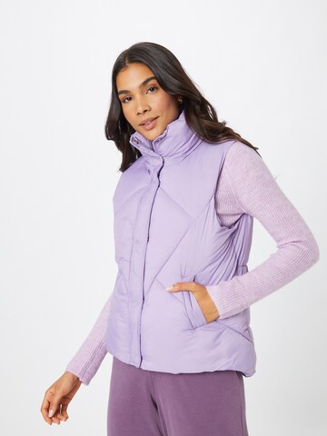 Gilet 'PALMA' ONLY en violet : devant