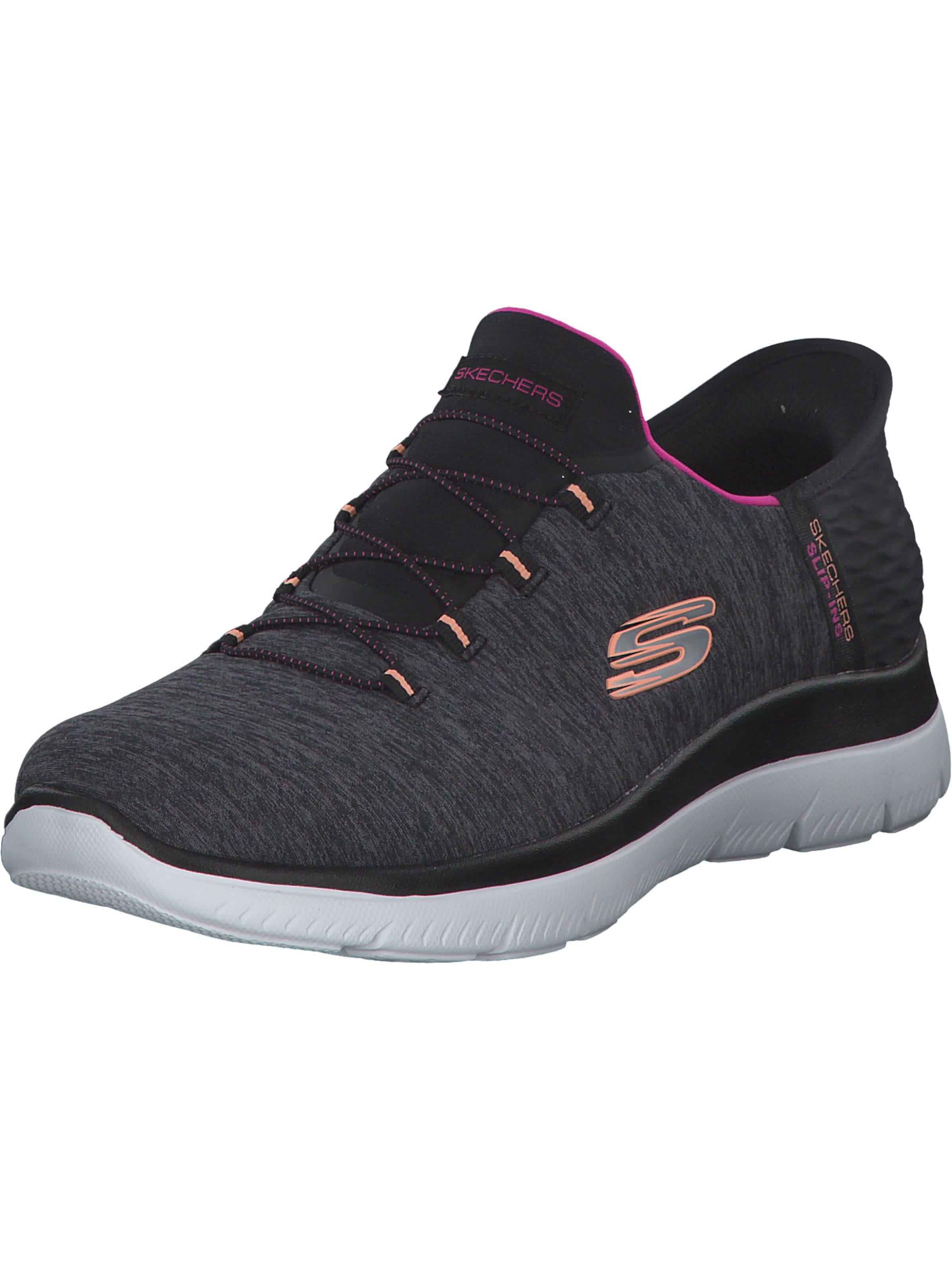 SKECHERS Slip On 'Summits' in bronze / neonpink / schwarzmeliert, Produktansicht