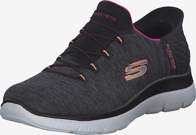 SKECHERS Slip On 'Summits' in bronze / neonpink / schwarzmeliert, Produktansicht