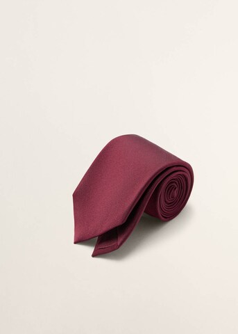 MANGO MAN Tie 'Solid7p' in Red