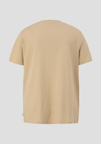 QS T-Shirt in Braun