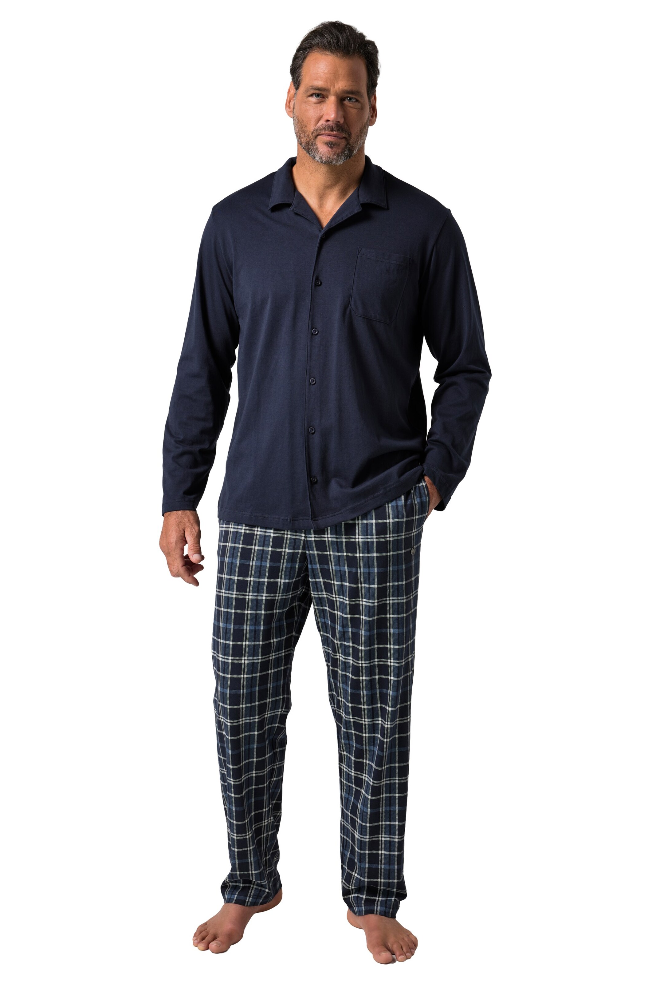 JP1880 Pyjama in Mischfarben: Vorderseite