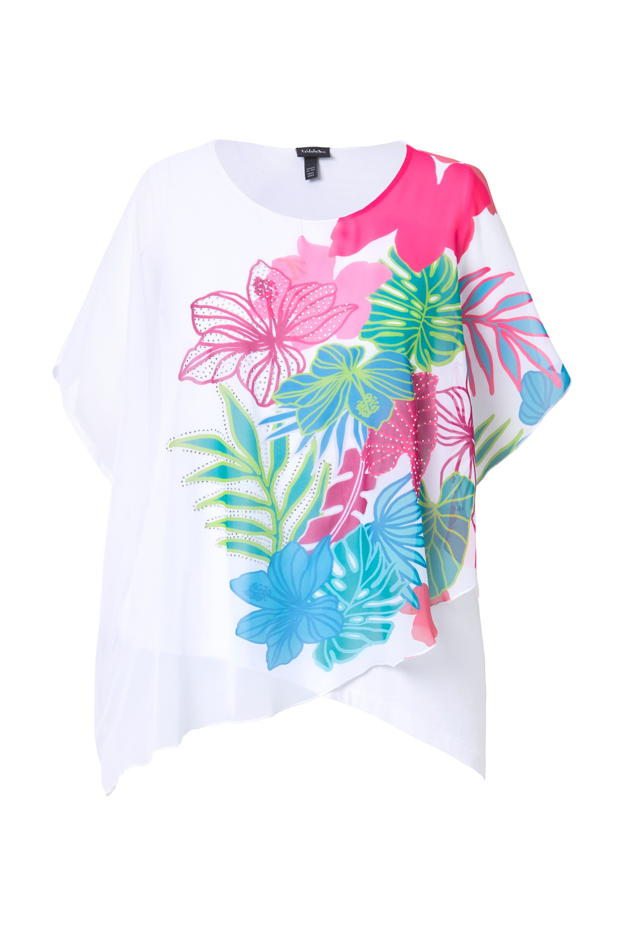 Tunique Ulla Popken en blanc : devant