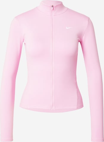 NIKE Športna jopa na zadrgo 'ONE' | bež barva: sprednja stran