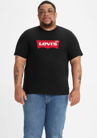 melns Levi's® Big & Tall T-Krekls: no priekšpuses