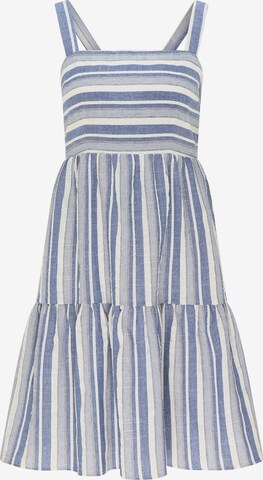 DreiMaster Vintage Poletna obleka | modra barva: sprednja stran