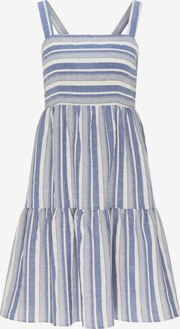 DreiMaster Vintage Zomerjurk in Blauw: voorkant