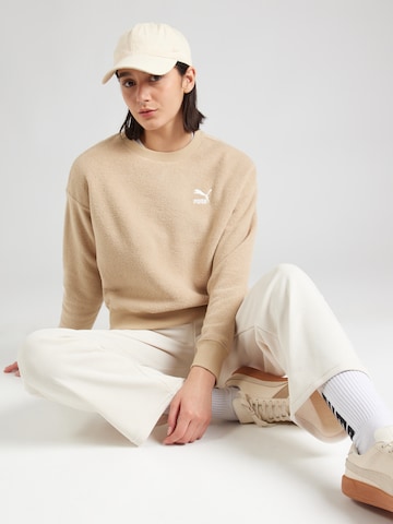bēšs PUMA Sportiska tipa džemperis 'CLASSICS'