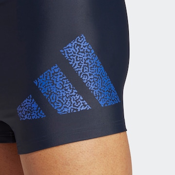 ADIDAS PERFORMANCE Athletic Swim Trunks 'Branded' in Blue