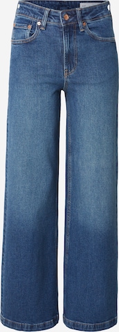 GAP Wide leg Jeans in Blauw: voorkant