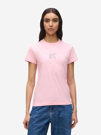 Maglietta 'KLJ Slim Ss K Logo Tee B2W17064' in S KARL LAGERFELD JEANS di colore rosa, Visualizzazione prodotti