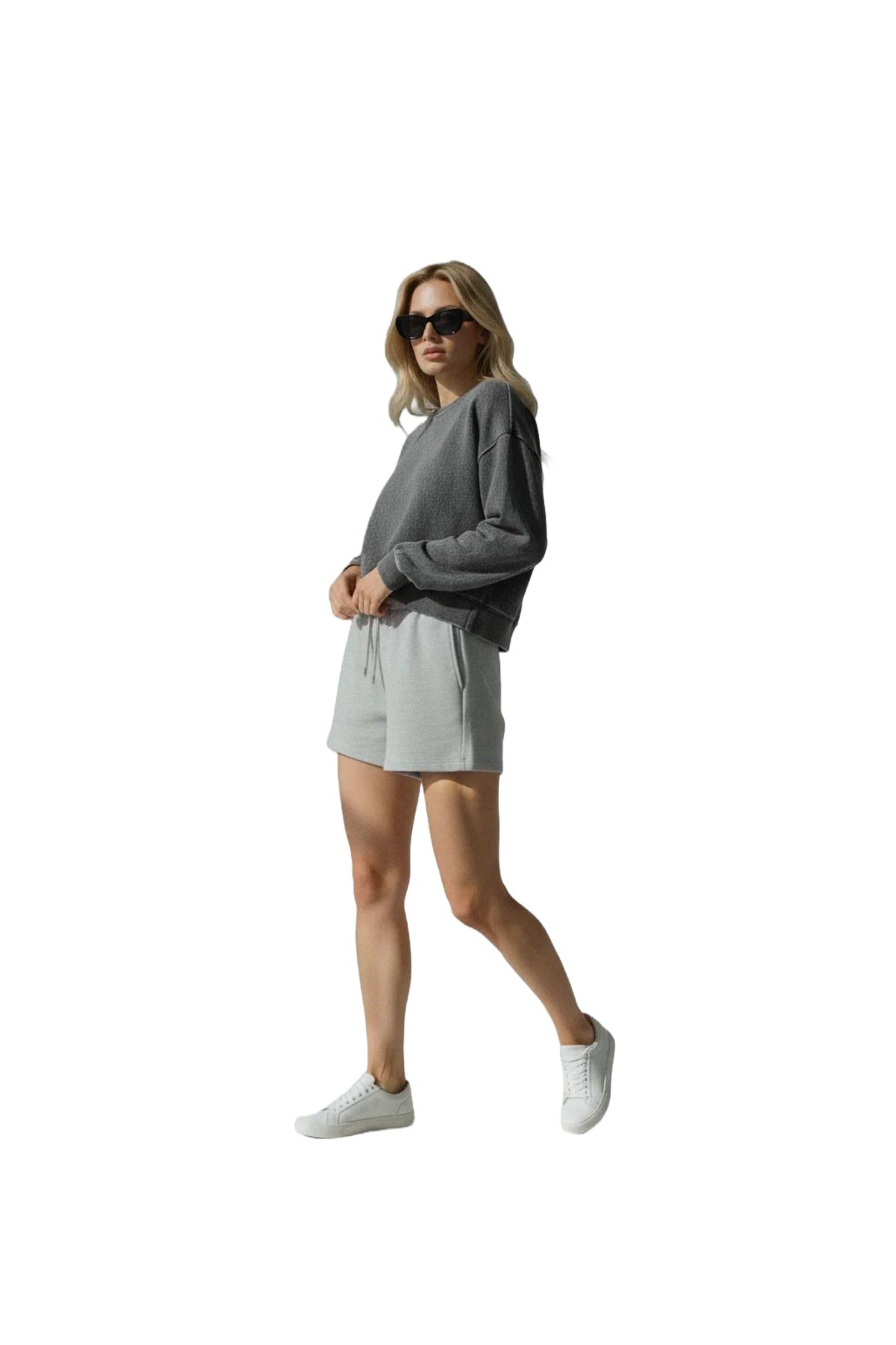 Regular Pantalon No Matter What en gris