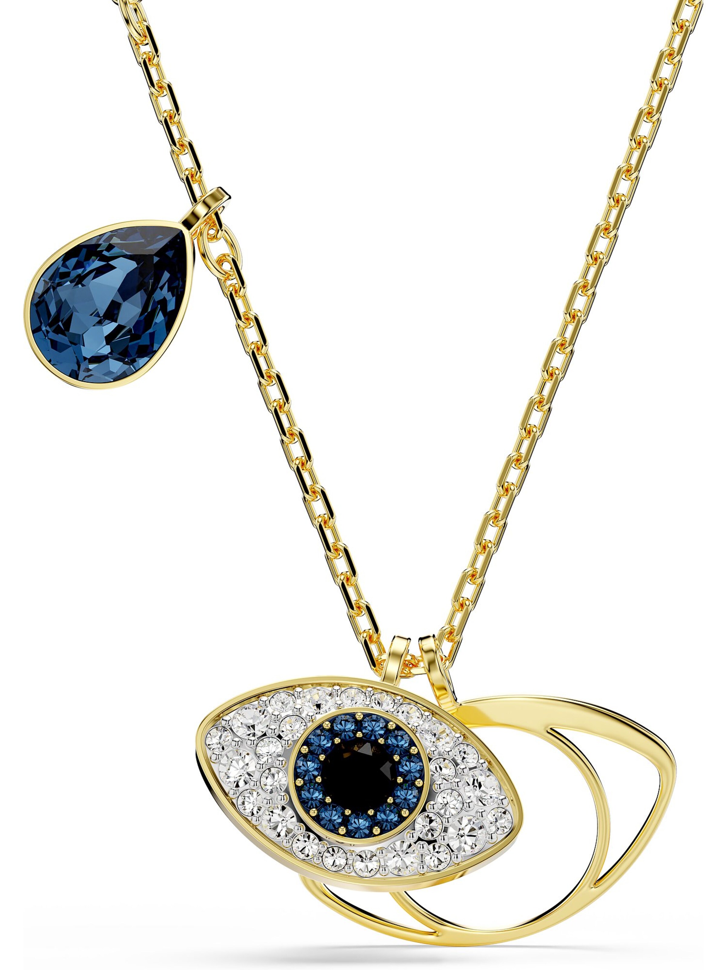 Swarovski Ketting in Goud: voorkant