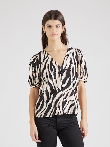 OBJECT Blouse 'JACIRA' in Zwart: voorkant