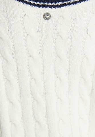 DreiMaster Maritim Pullover 'Eissegler' in Weiß