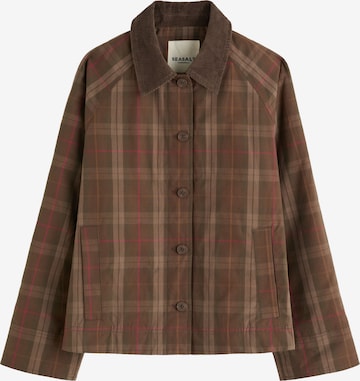 Seasalt Cornwall Välikausitakki ' Harbour Town' ' värissä ruskea: etupuoli