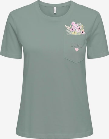 ONLY T-Shirt in Grün: Vorderseite
