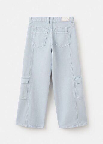 MANGO KIDS Wide leg Jeans in Blue
