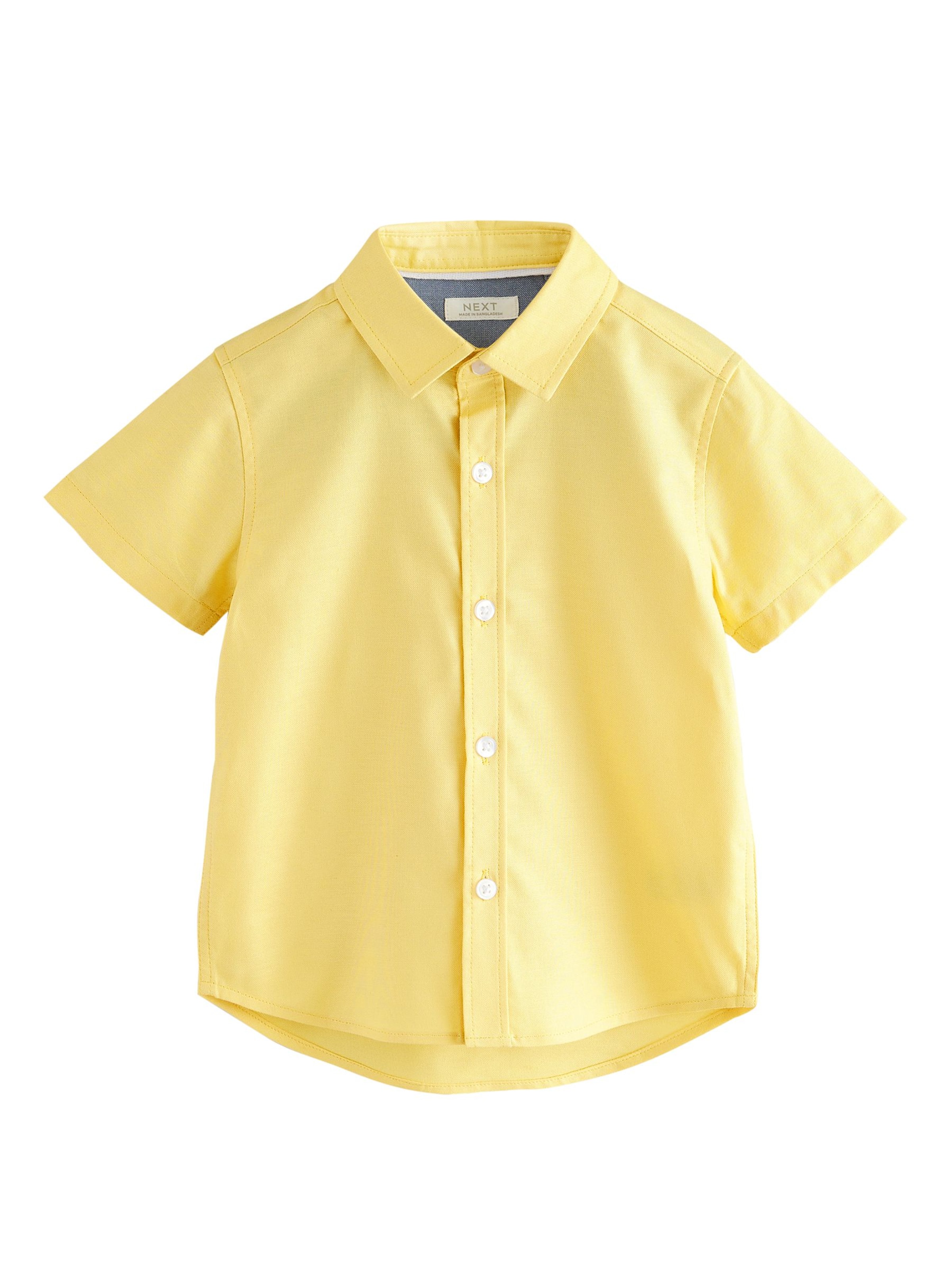 Next Rovný strih Košeľa - Žltá: predná strana