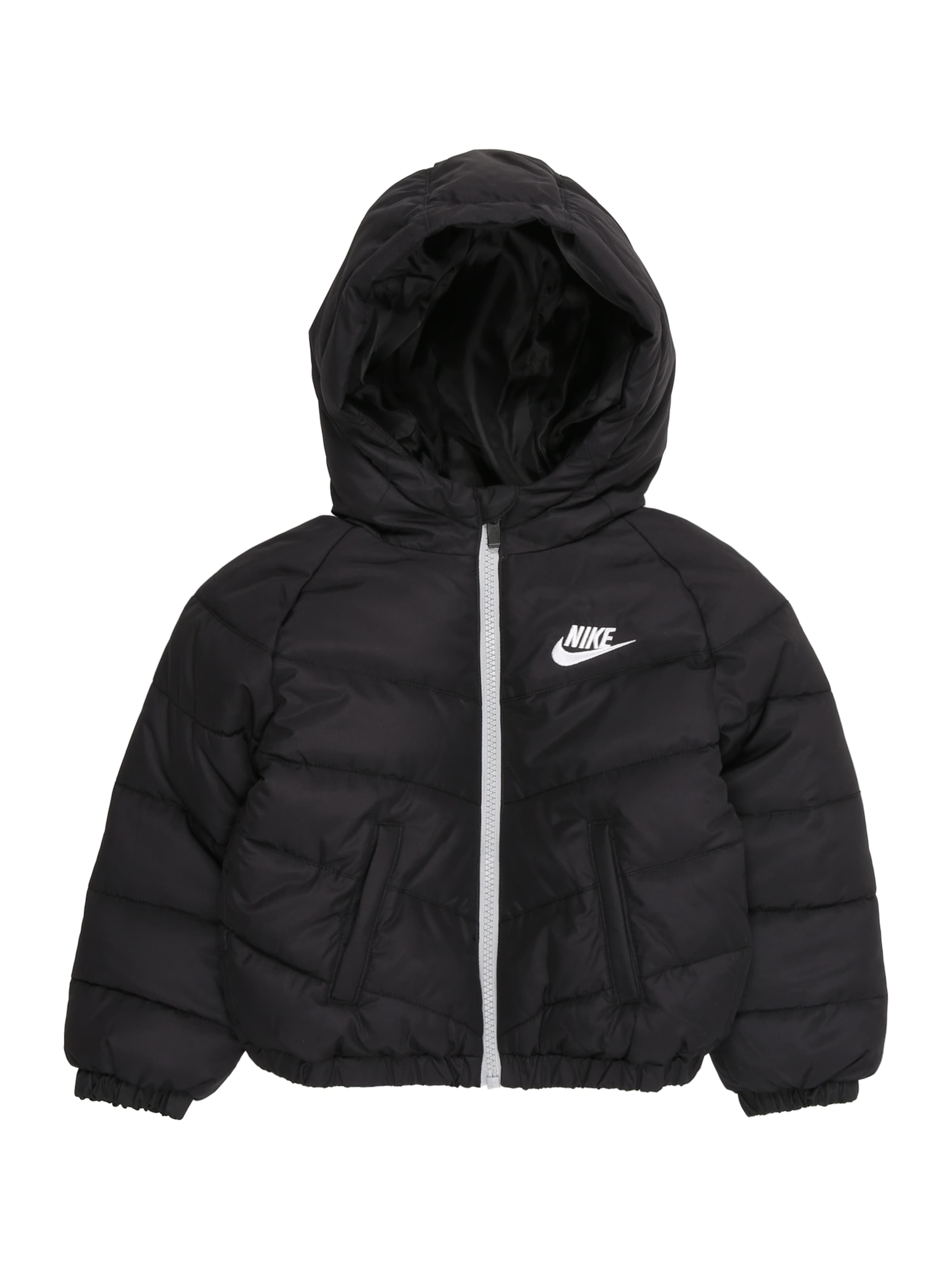 Geacă de iarnă de la Nike Sportswear pe negru: față