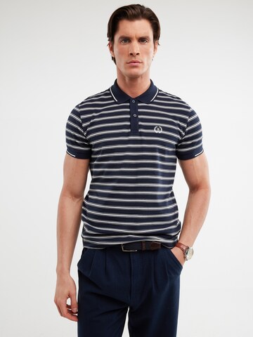 BIG STAR Poloshirt 'Meggon' in Blau: Vorderseite