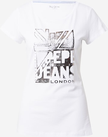 Pepe Jeans Shirt 'AZCU' in White: front