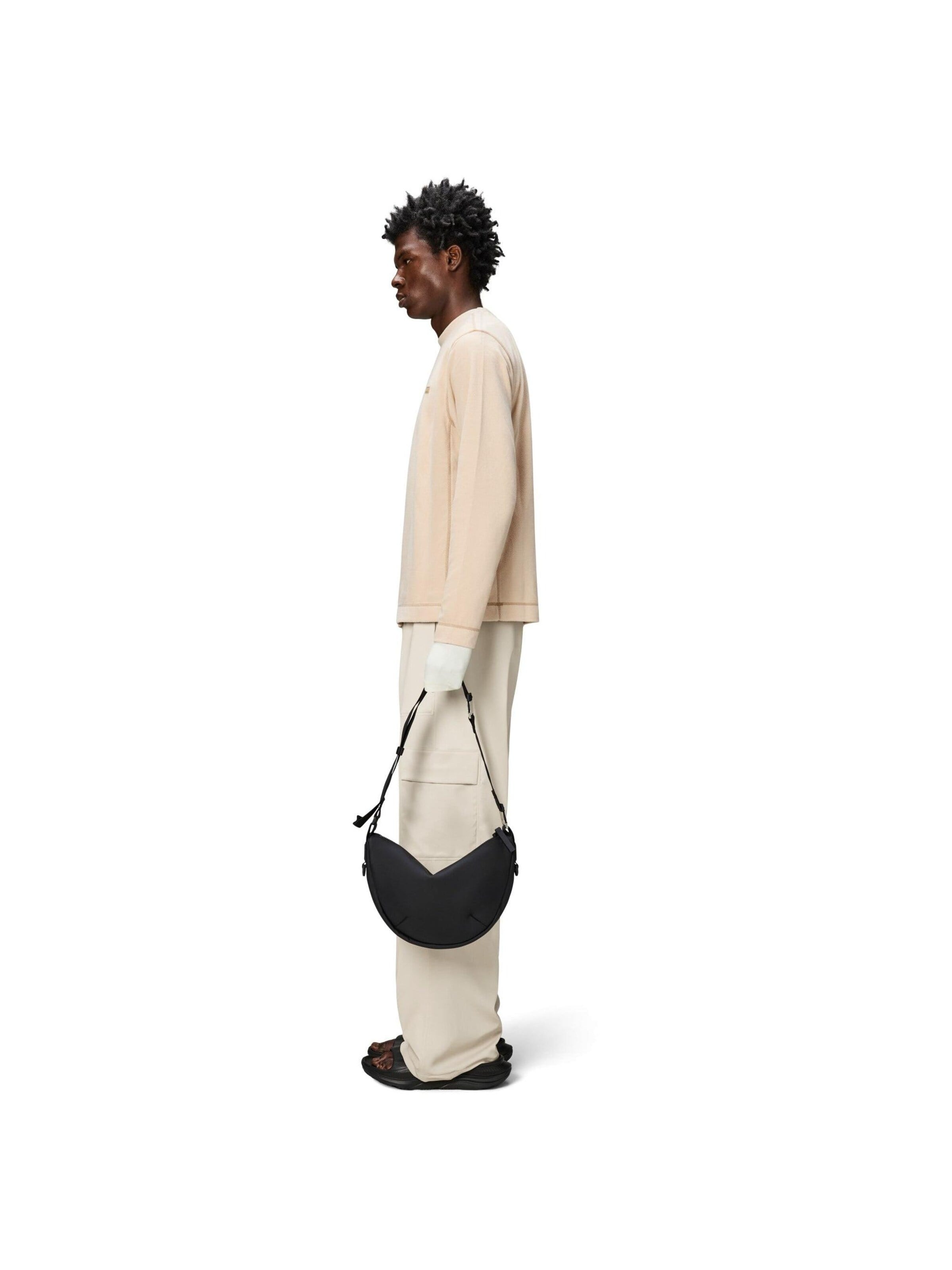 RAINS Shoulder Bag 'Valera' in Black