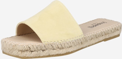 espadrij l´originale Zapatos abiertos en amarillo claro, Vista del producto