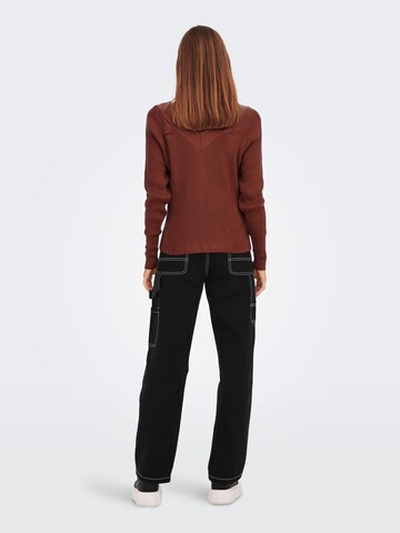 ONLY Sweter 'New Tessa' w kolorze brązowy