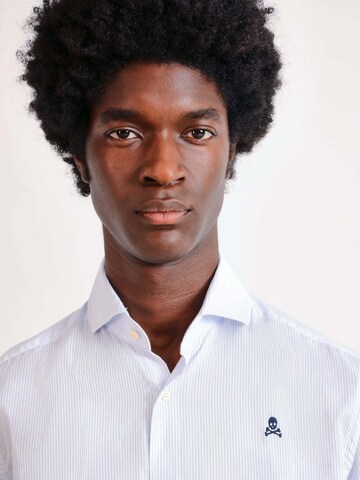 Scalpers Regular Fit Hemd in Blau