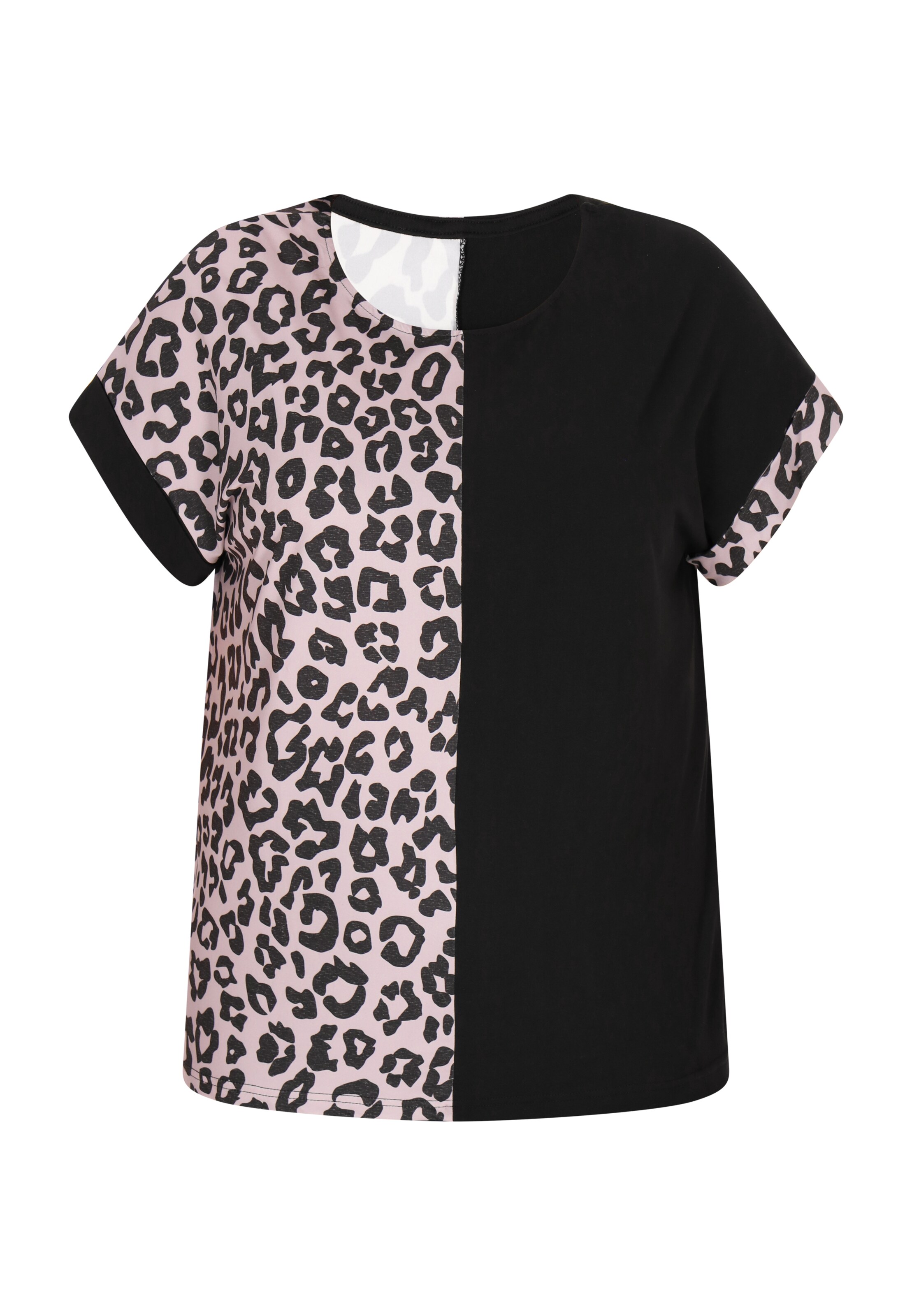 T-shirt Usha en noir : devant