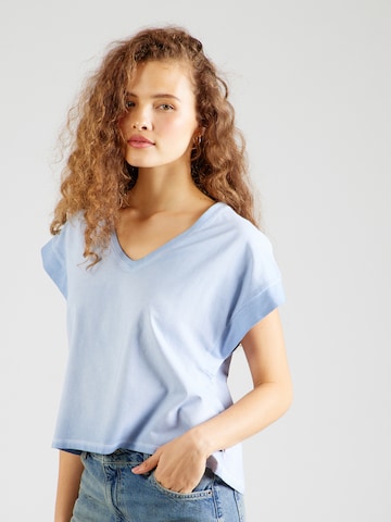 T-shirt 'NOMAKA' LTB en bleu : devant