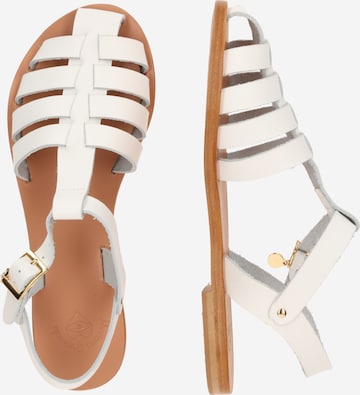 Marietta's Fantasy Sandalen met riem 'Krinio' in Wit