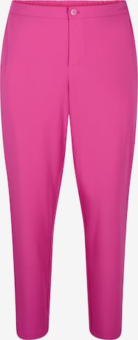Zizzi - regular Pantalón 'MHALEY' en rosa: frente