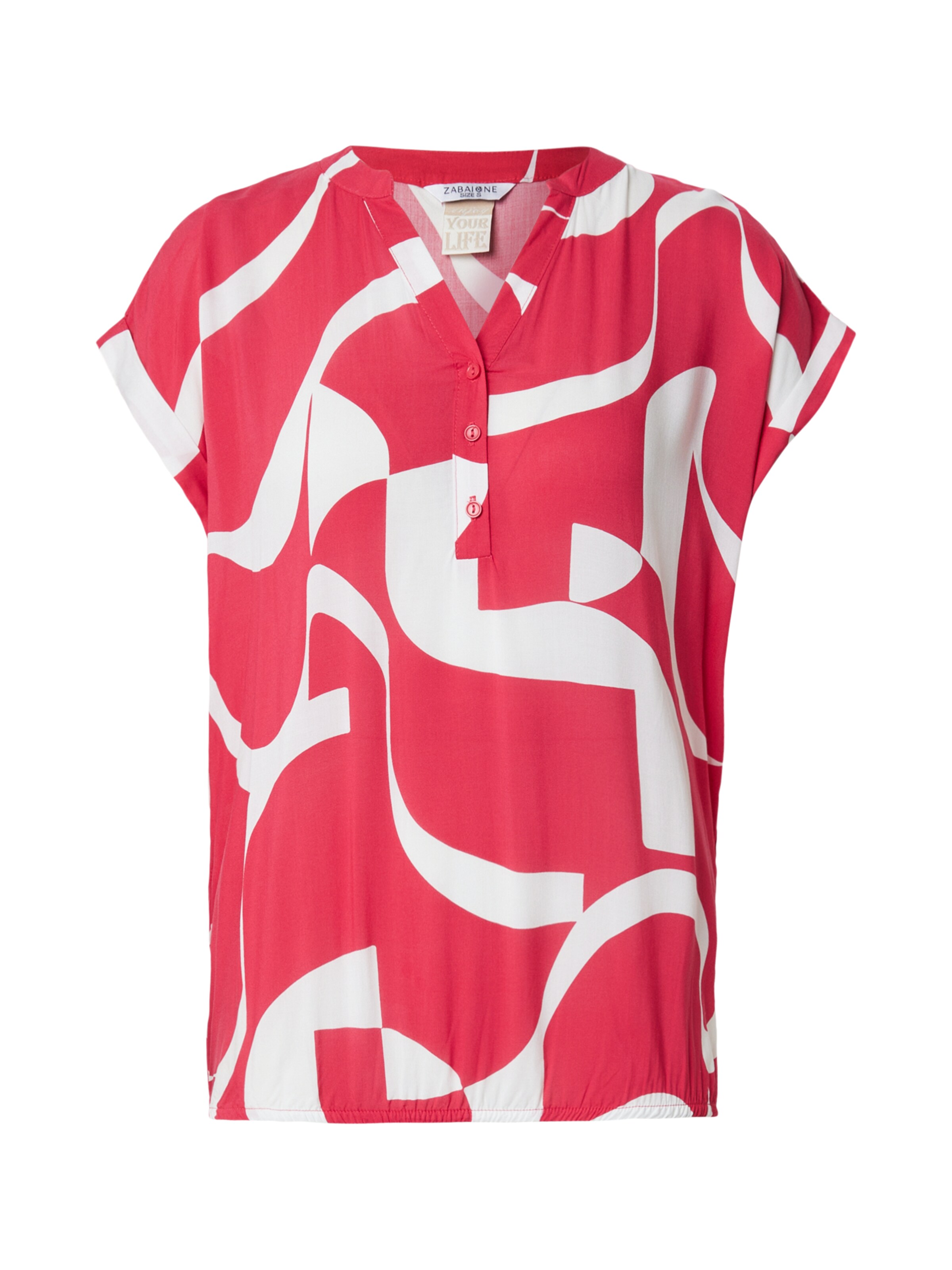 ZABAIONE Bluse 'Mi44riama' in Pink: Vorderseite