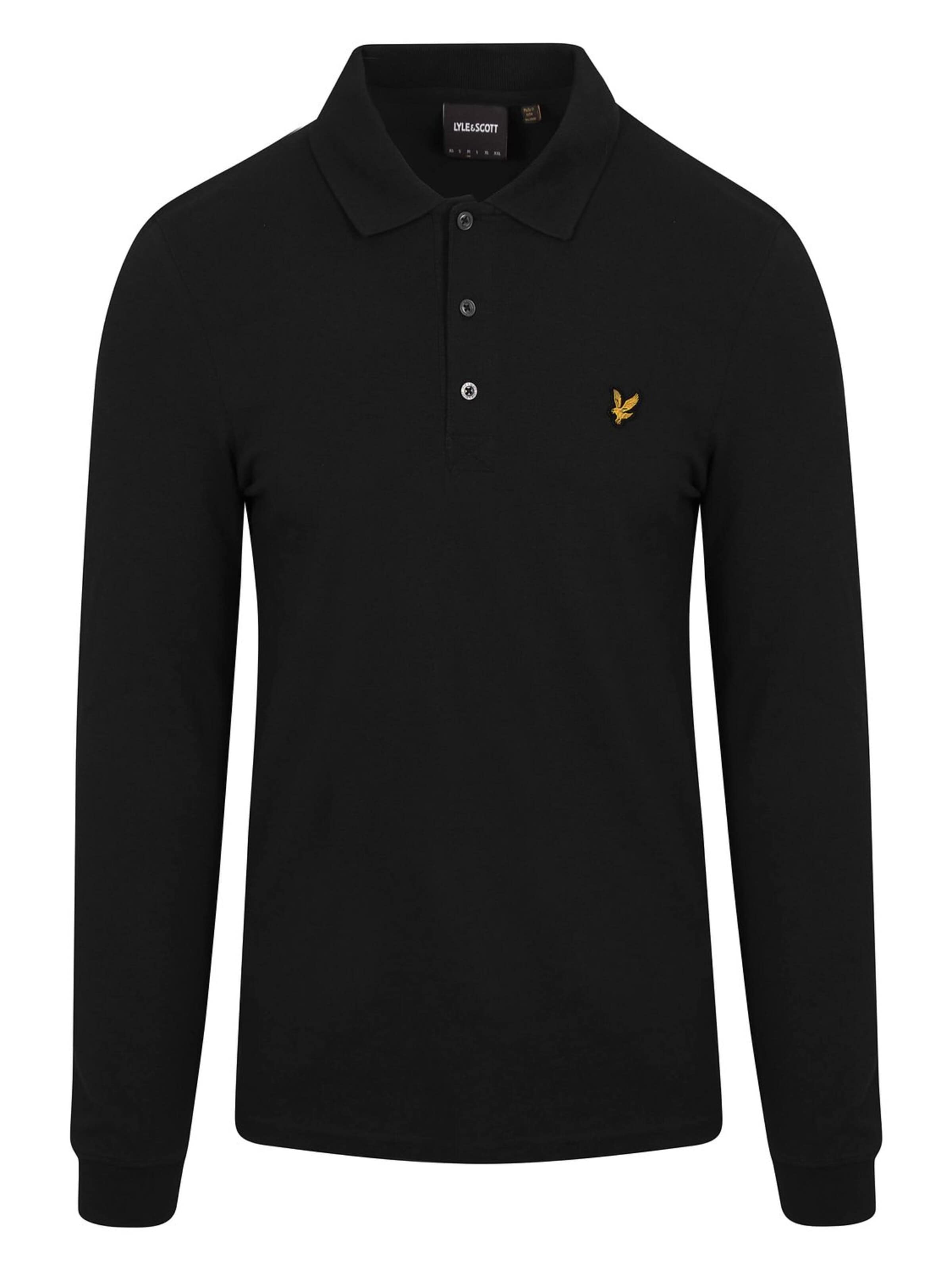 Lyle & Scott Shirt in Zwart: voorkant