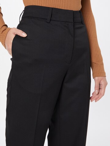 Samsøe Samsøe Regular Pleat-Front Pants 'ROBYNA' in Black